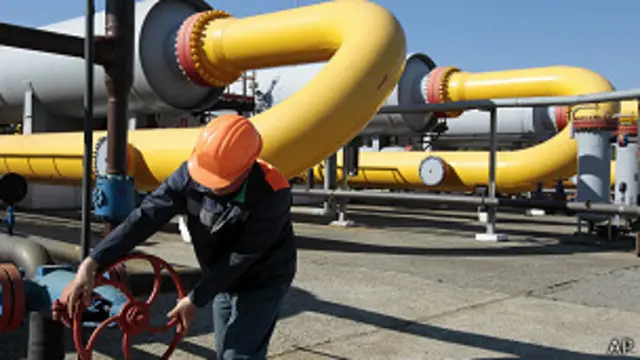 Газопровод на территории Украины