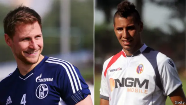 Benedikt Howedes y Saphir Taider