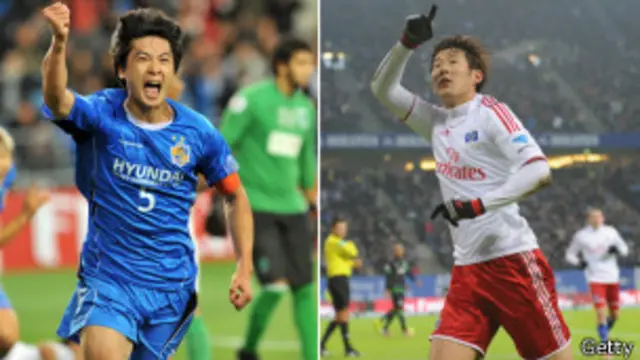 Kwak Tae-hwi y Son Heung-min