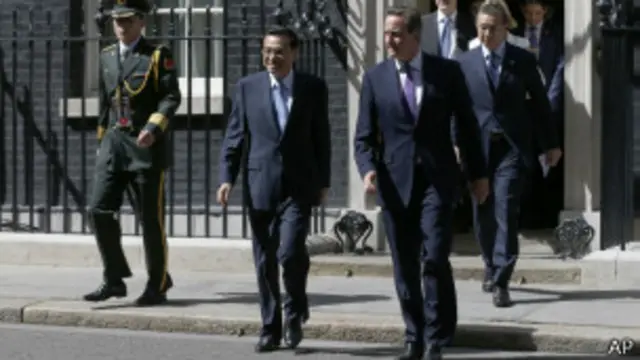 李克强与卡梅伦