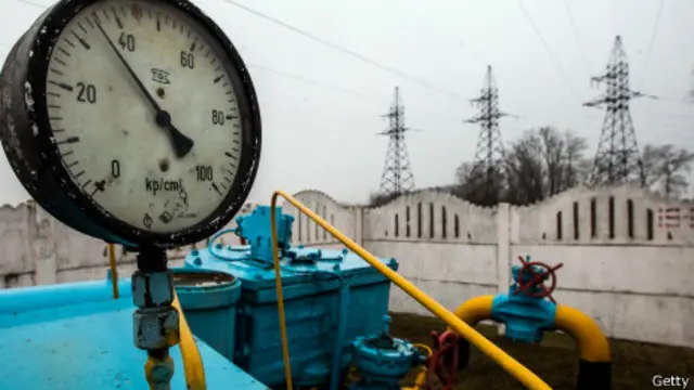 Registro de gasoducto ruso