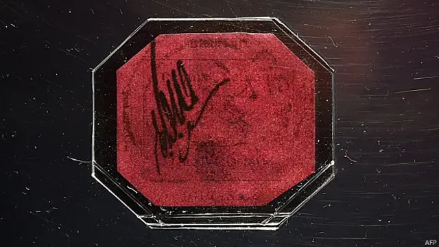 ब्रिटिश गयाना का वन-सेंट मजेंटा डाक टिकट