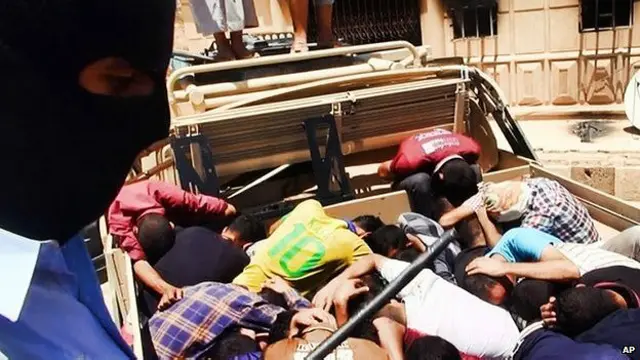 Soldados capturados por el ISIS