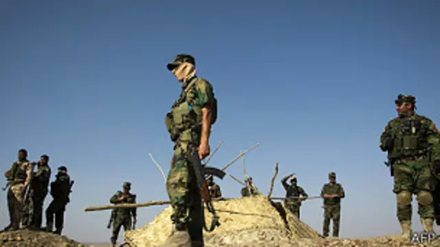 Peshmergas en Irak