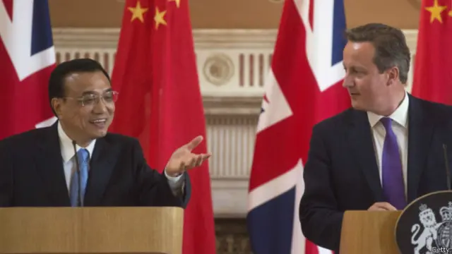 中國總理李克強與英國首相卡梅倫（17/06/2014）