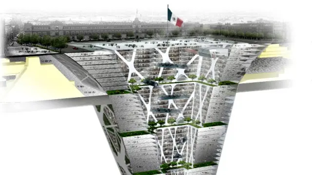 Proyecto Rascasuelos en Ciudad de México. Foto cortesía Bunker Arquitectura