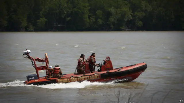 मलेशिया के तट डूबे नाव की खोज