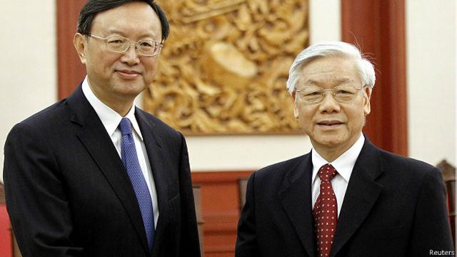 Ông Dương Khiết Trì cũng gặp Tổng Bí thư Nguyễn Phú Trọng