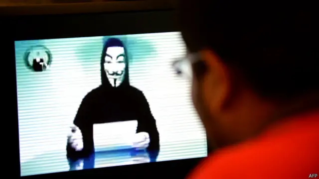 “匿名者”黑客对中国发出警告