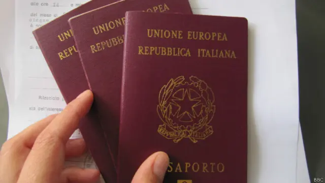 Passaporte italiano (BBC)
