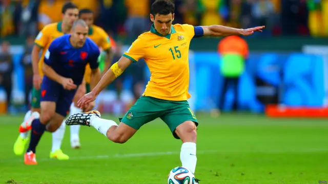 میچ کے 53ویں منٹ میں ڈی کے اندر ڈچ کھلاڑی کے ہاتھ سے گیند ٹکرانے پر ریفری نے آسٹریلیا کو پنلٹی دے دی جس پر کپتان جیڈیناک نے گول کر کے ٹیم کو برتری دلوا دی۔