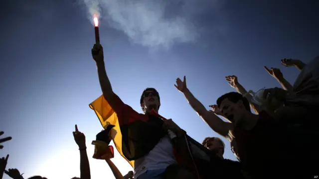 Suporter Jerman di Lisabon