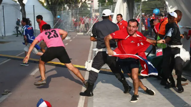 Чилийские фанаты