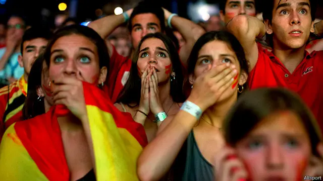 Болельщики сборной Испании 