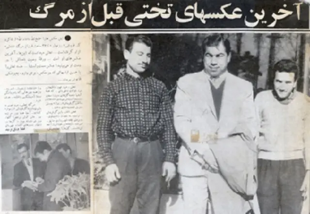 آخرین عکس غلامرضا تختی . عکس و گزارش مسعود بهنود