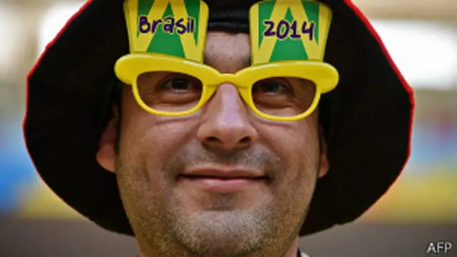 Футбольный фанат на ЧМ-2014
