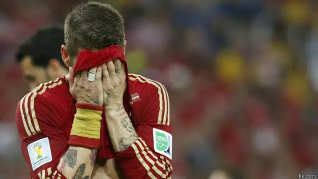 स्पेनको पराजय