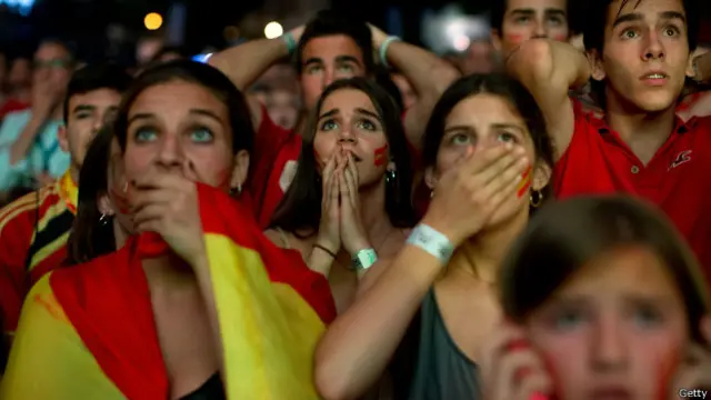 Фаны сборной Испании