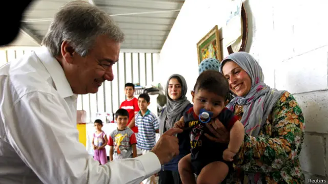 Гутерреш став верховним комісаром ООН у справах біженців в 2005 році