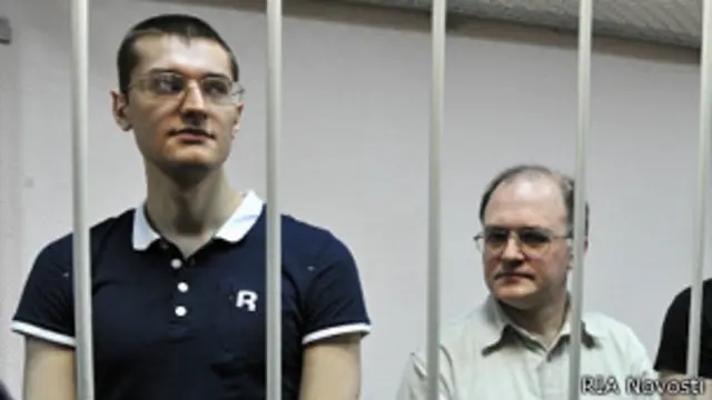 Осужденные Ярослав Белоусов и Сергей Кривов