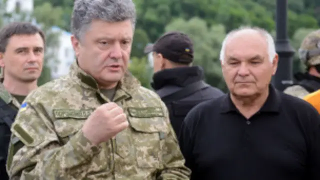 သမ္မတ ပိုရိုရှန်ကို ဒွန်ညက်စ် ဒေသကို သွားခဲ့