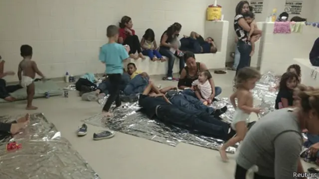 Centro de acogida de indocumentados en EE.UU.