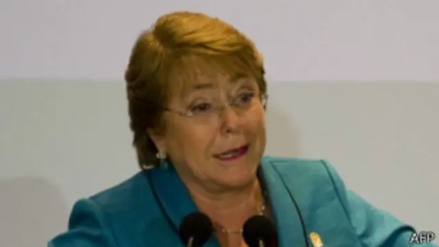 Michelle Bachelet, presidenta de Chile