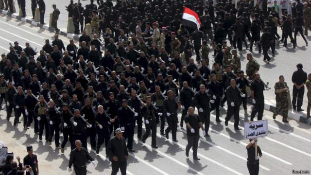 Парады шиитских боевиков прошли не только в Багдаде, но и в других городах Ирака