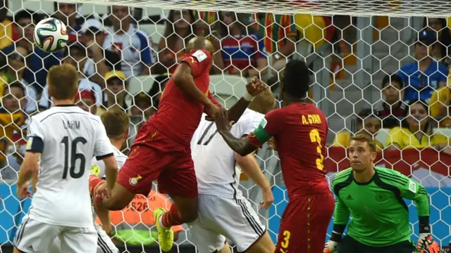 گھانا نے تین منٹ بعد ہی گول کر کے میچ برابر کر دیا۔