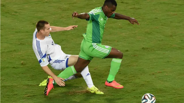 نائجیریا نے میچ کے 29 ویں منٹ میں گول کر کے برتری حاصل کر لی تھی۔ 