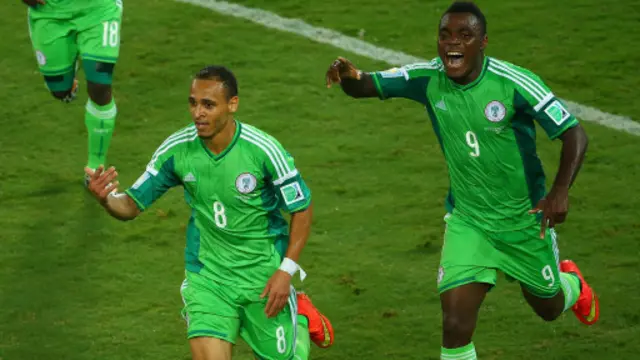 نائجیریا کے پیٹر اوڈمونگے نے نائجیریا کی طرف سے واحد گول کیا