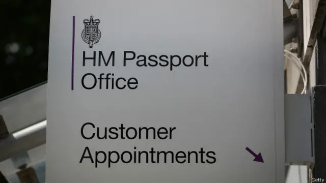 ब्रिटेन का पासपोर्ट कार्यालय