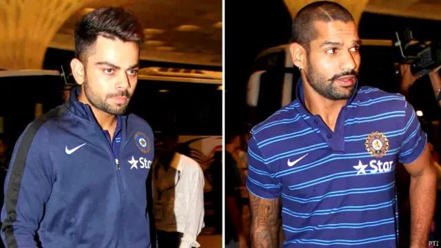 विराट कोहली, शिखर धवन