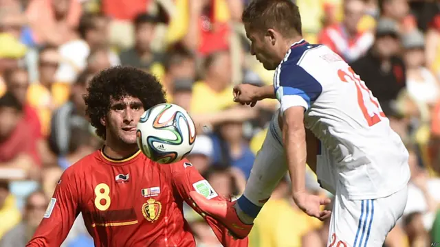 پہلے ہاف کا کھیل بغیر کسی گول کے برابر تھا۔ ماہرین کو امید تھی کہ بیلجیئم دوسرے ہاف میں بہتر کھیل پیش کرے گا۔ 