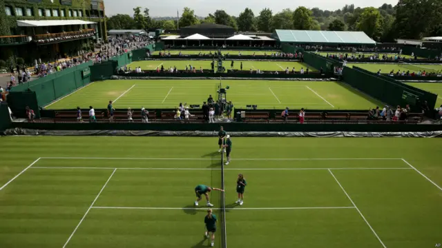 हैरिस, बाज़, रूफ़स, विंबलडन