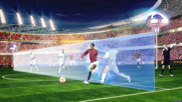 holograma fútbol