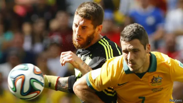 西班牙3：0大勝澳大利亞