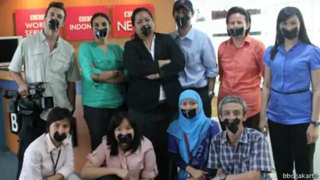 BBC tại Jakarta tham gia cuộc phản đối toàn thế giới