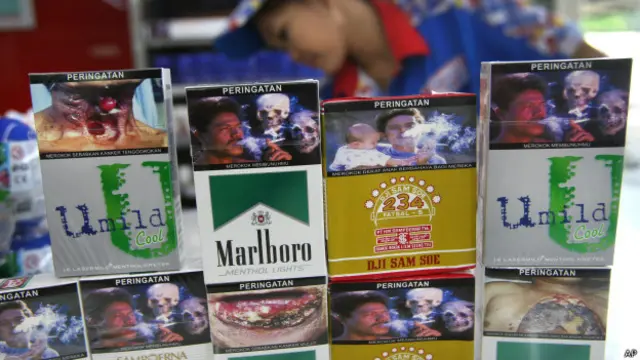 kemasan-kemasan rokok di Indonesia