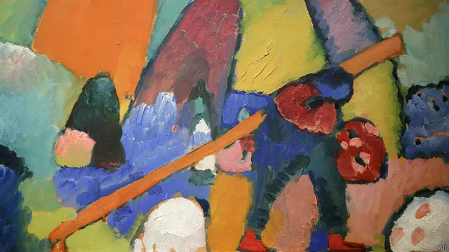 Фрагмент полотна Василия Кандинского