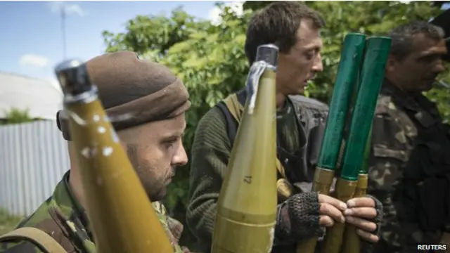 पूर्वी यूक्रेन में विद्रोही