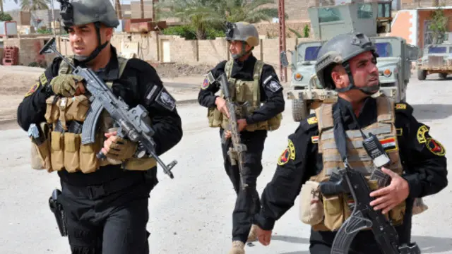 د الانبار ولایت رمادي ښار کې عراقي ځواکونه د داعش د پرمختګ مخنیوي ته چمتو شوي.