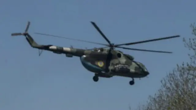 أسقطت المروحية بعد يوم واحد من إعلان المسلحين الالتزام بالهدنة