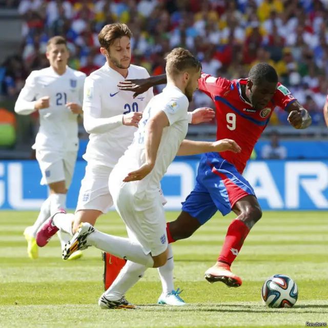 جوئل کیمبل نے کوسٹا ریکا کی جانب سے پچھلے دونوں گروپ میچوں میں مخالف ٹیم کو پریشان کیا تھا اور وہ انگلینڈ کے لیے بھی درد سر بنے رہے۔