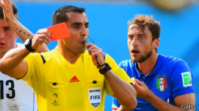 مارکیسیو کو ریڈ کارڈ ملنا اٹلی کے لیے تباہ کن ثابت ہوا 