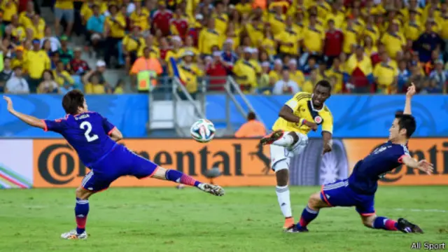 Kolombia v Jepang