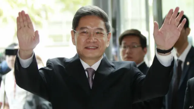 張志軍已抵達台北（25/06/2014）