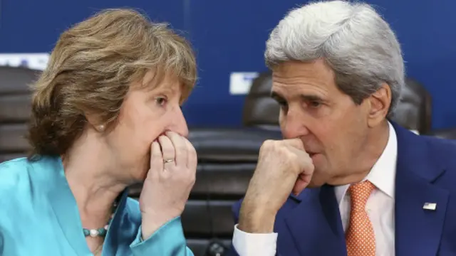 كيري أجرى محادثات مع قادة العراق على مدى يومين.