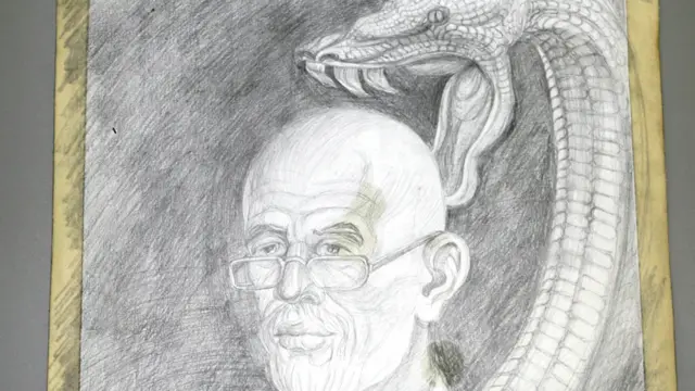 Azimjon Asqarovning o‘zi ham ko‘pgina avtoportretlar muallifi. 