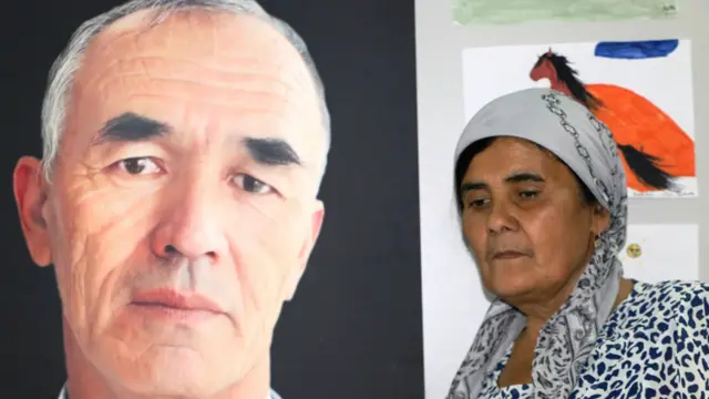 Xalqaro Qiynoq qurbonlarini qo‘llab-quvvatlash kuni munosabati bilan Bishkekda bir umrlik qamoq jazosiga mahkum etilgan taniqli huquq faoli Azimjon Asqarovning suratlar ko‘rgazmasi bo‘lib o‘tmoqda. Suratda Azimjon Asqarov va uning ayoli Hadicha Asqarova. Sapargүl Abdinabiyeva olgan suratlar. 